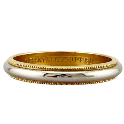 Tiffany & Co Mill Gray Ring Platinum — view 3