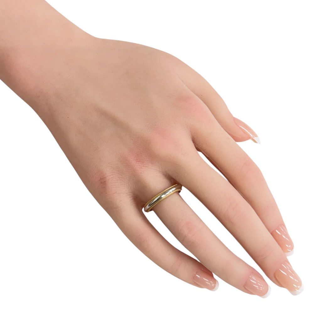 Tiffany & Co Mill Gray Ring Platinum — view 2