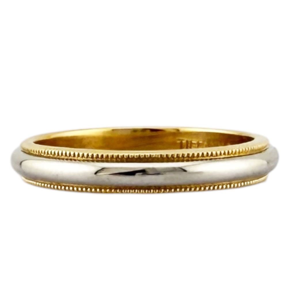 Tiffany & Co Mill Gray Ring Platinum — view 4
