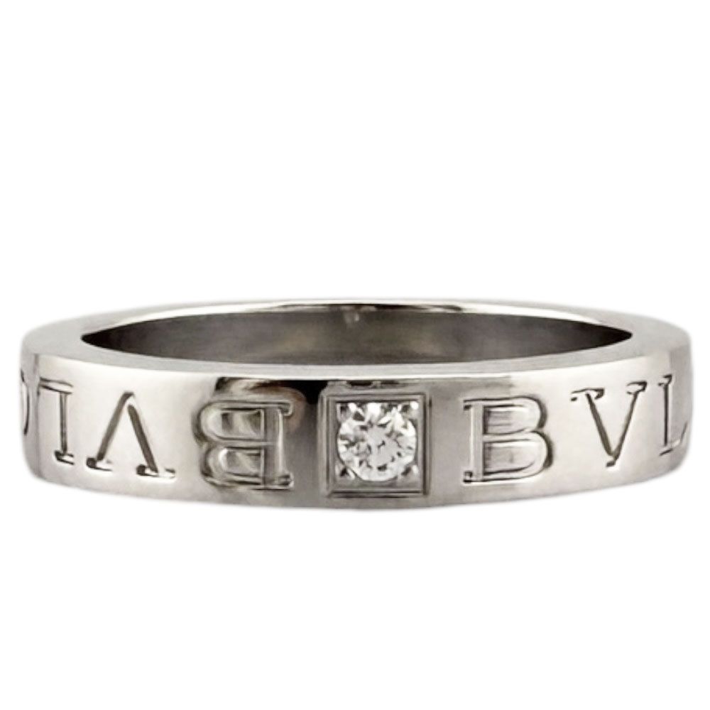 Bvlgari Ring 18k White Gold Diamond — view 3