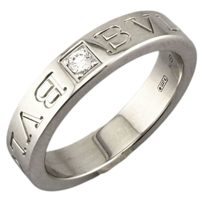 Bvlgari Ring 18k White Gold Diamond