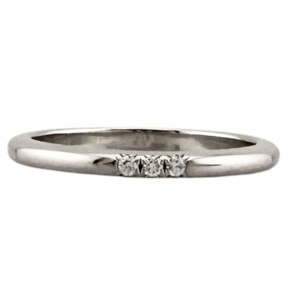 Tiffany & Co Forever Wedding Ring Platinum Diamond — view 3