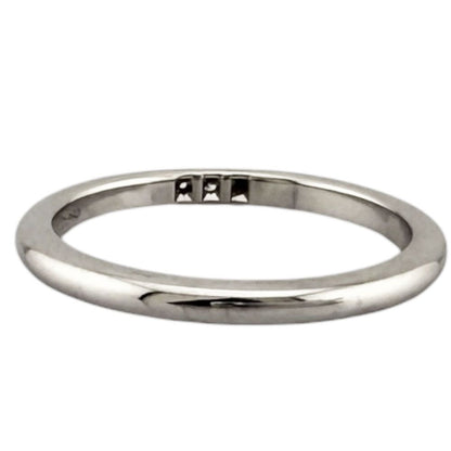 Tiffany & Co Forever Wedding Ring Platinum Diamond — view 5