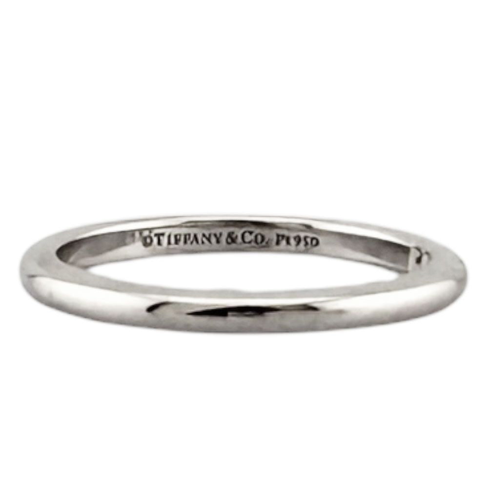 Tiffany & Co Forever Wedding Ring Platinum Diamond — view 6