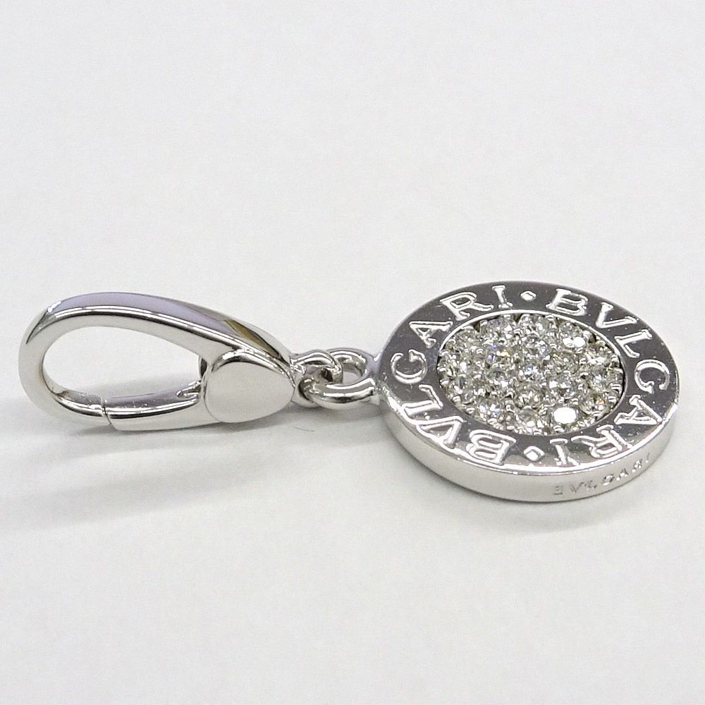 Bvlgari Pendant Diamond 18k White Gold Silver — view 4