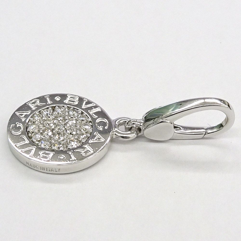 Bvlgari Pendant Diamond 18k White Gold Silver — view 2