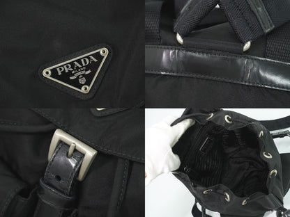 Prada Nylon Backpack Black — view 8