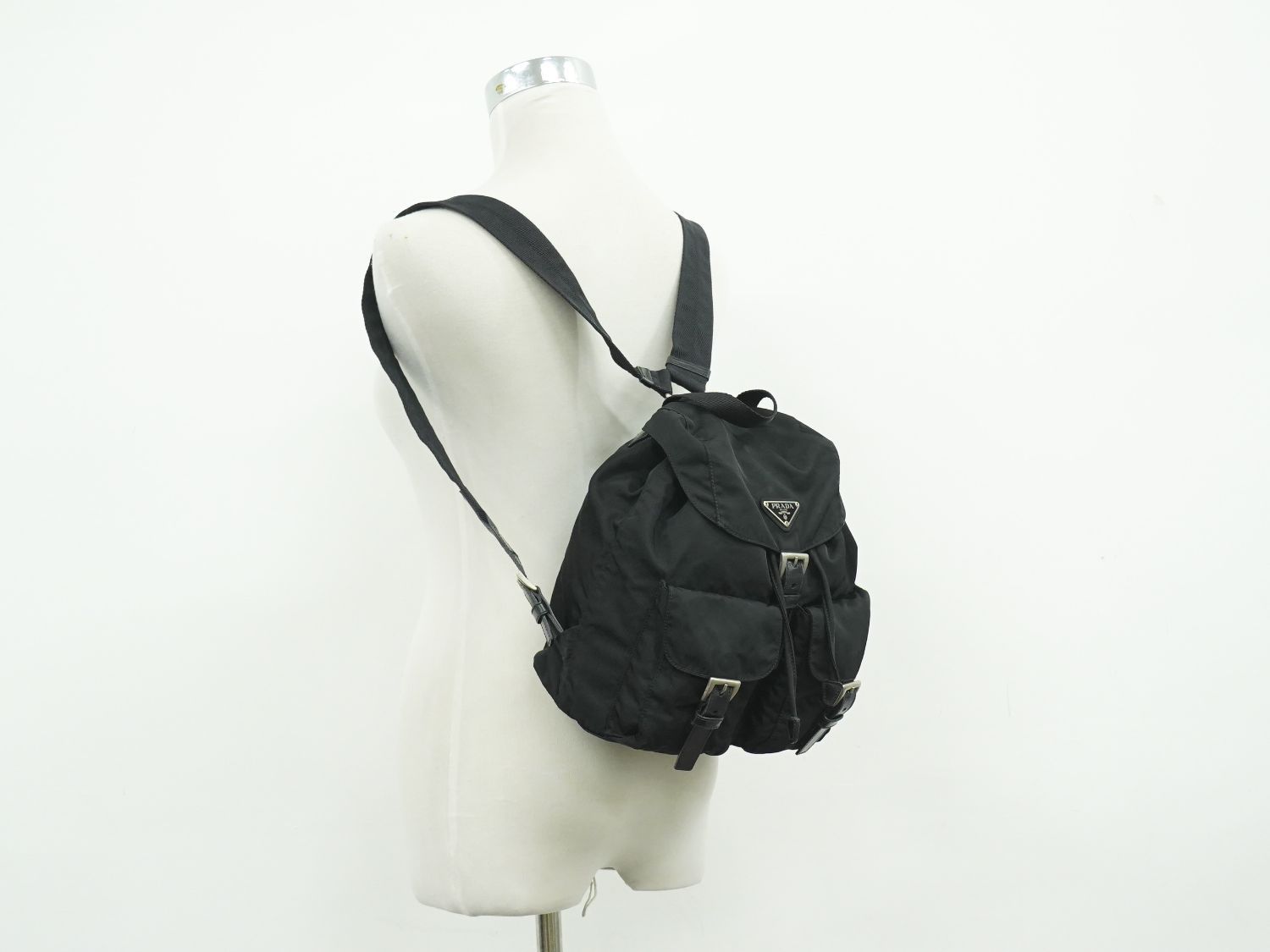 Prada Nylon Backpack Black — view 6