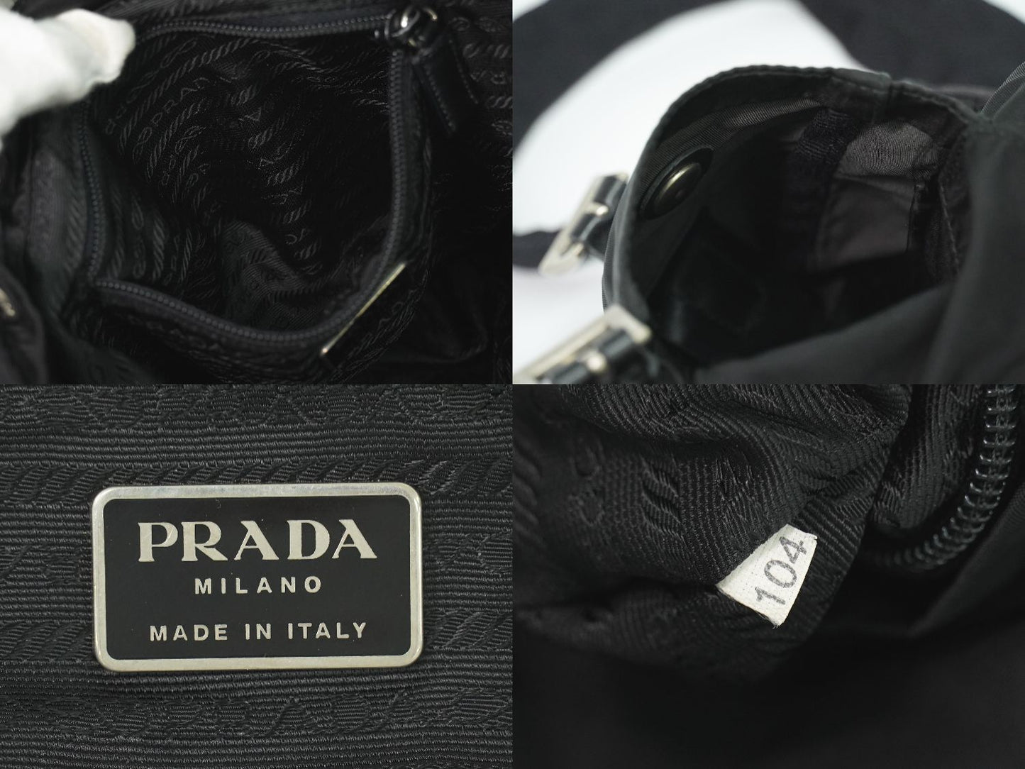 Prada Nylon Backpack Black — view 9