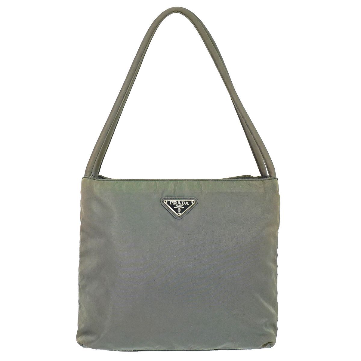 Prada Nylon Tote Bag Khaki