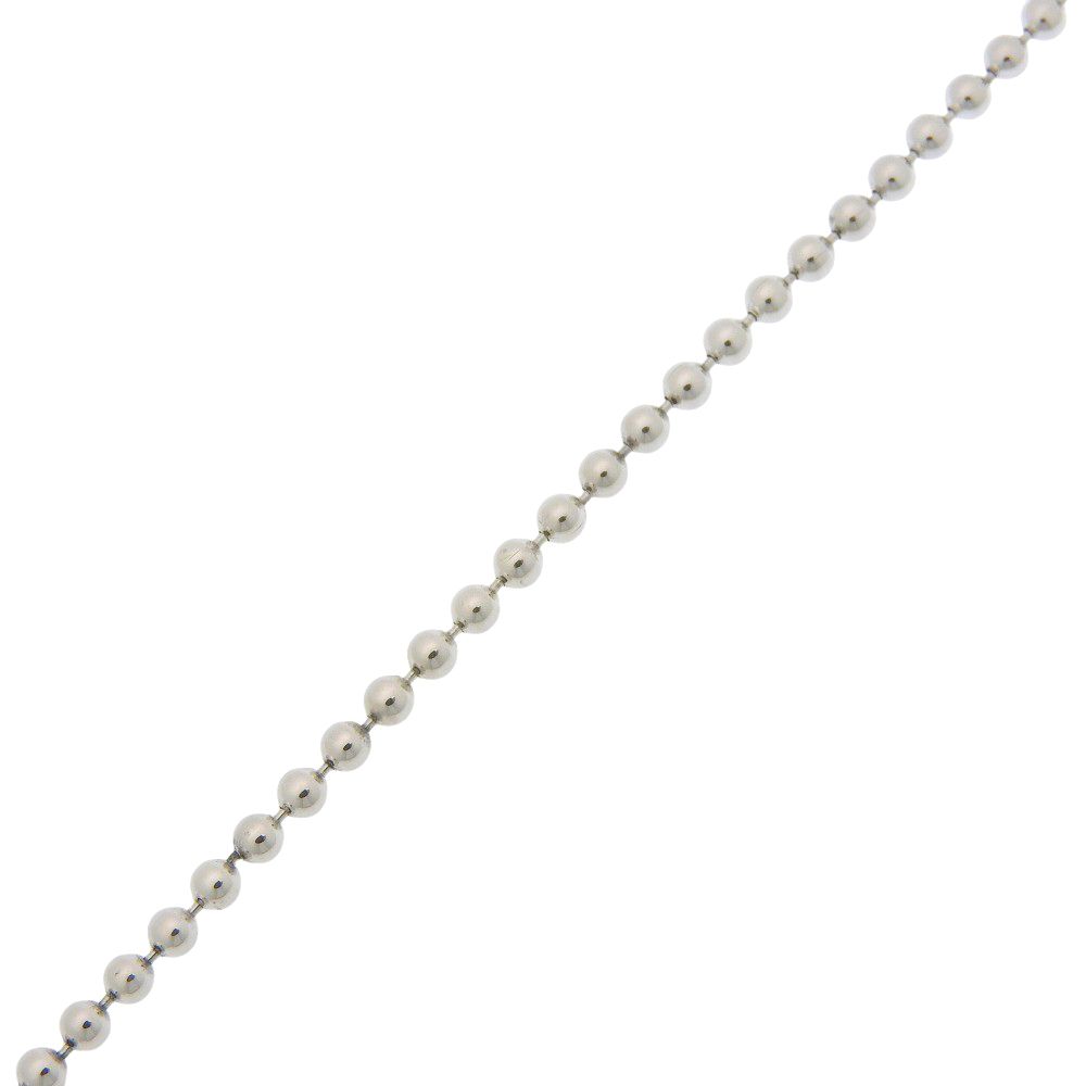 Gucci Dog Tag Ball Chain 925 Sterling Silver Necklace — view 4