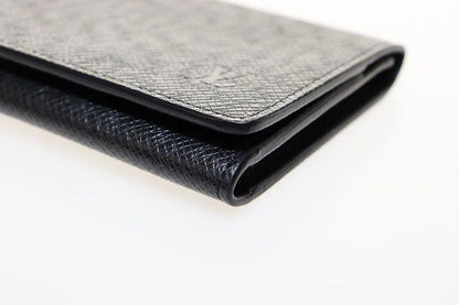 Louis Vuitton Card Case Envelope Carte de Visite NM Taiga Leather Business — view 4