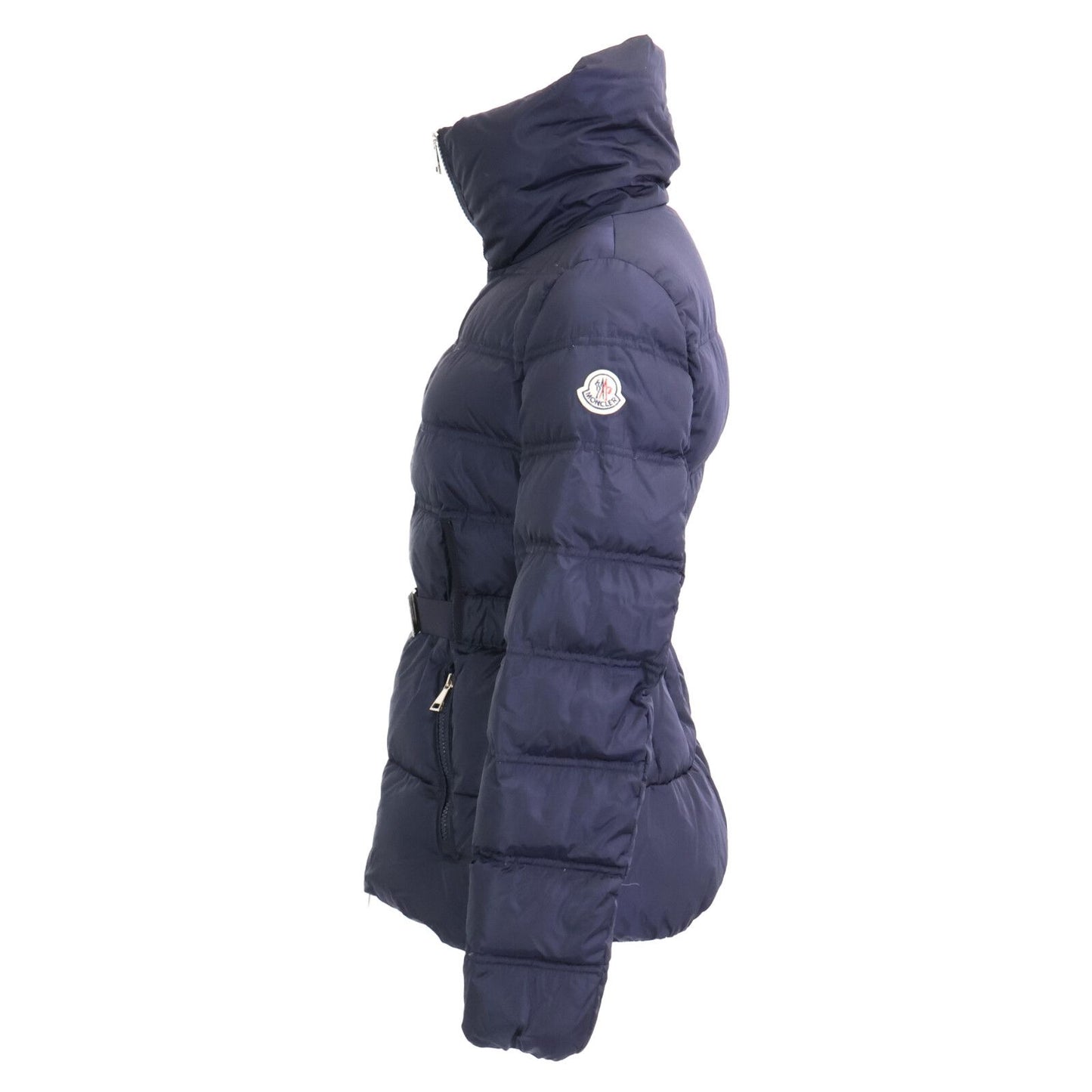 Moncler Alouette Belted Down Jacket — view 3