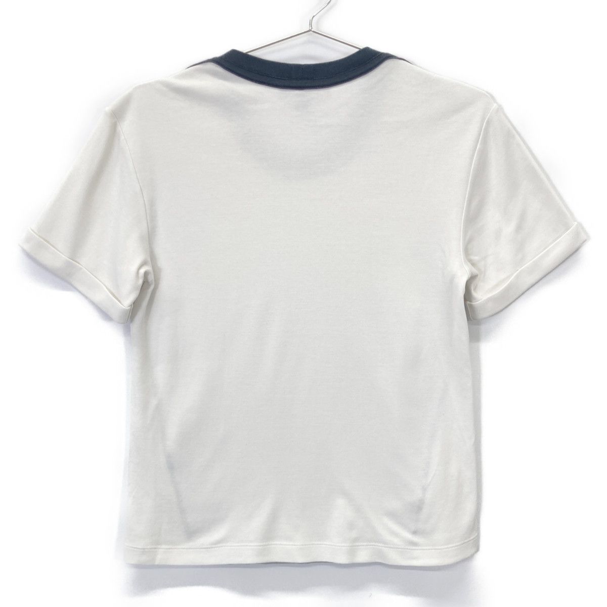 Louis Vuitton White Black Lace Monogram Embroidery Cut Replacement Short Sleeve — view 2