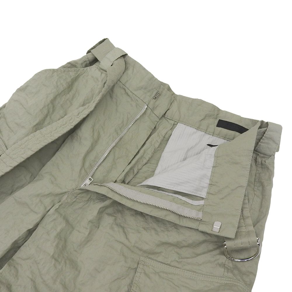 Prada Stretch Cotton Bermuda Shorts Khaki — view 4