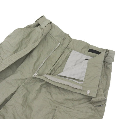 Prada Stretch Cotton Bermuda Shorts Khaki — view 4