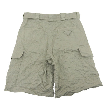 Prada Stretch Cotton Bermuda Shorts Khaki — view 2