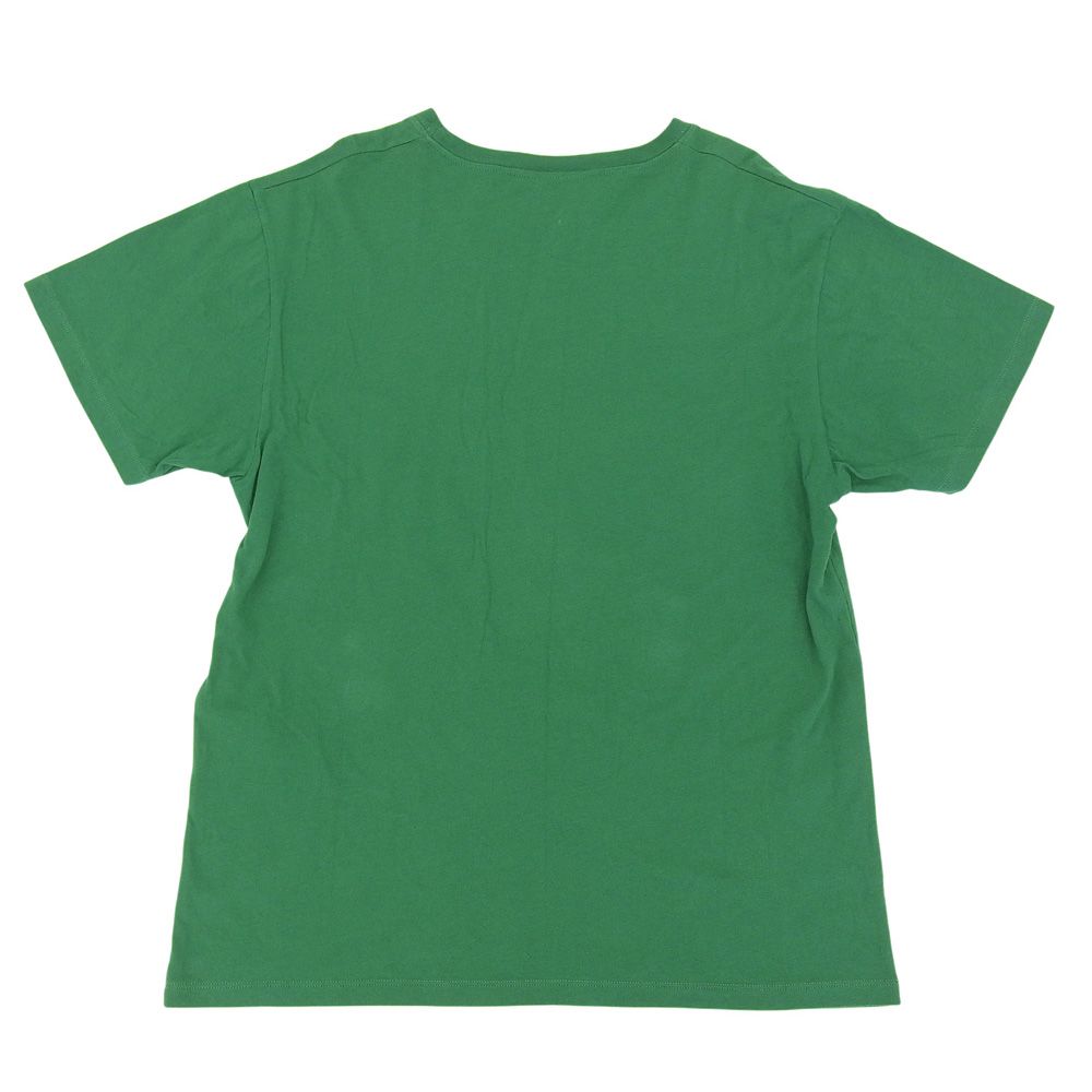 Gucci Woof Dog Print Cotton T-Shirt Top Green — view 2