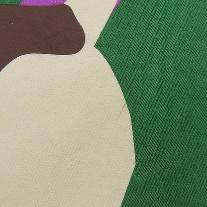 Gucci Woof Dog Print Cotton T-Shirt Top Green — view 6