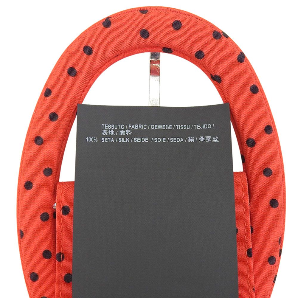 Balenciaga Silk 100% Belted Dot Sleeveless Dress — view 6