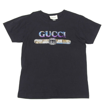 Gucci Logo Short Sleeve T-Shirt Top Black