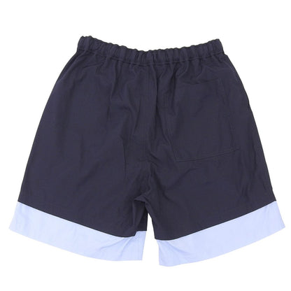Loewe Cotton Shorts Navy Light Blue — view 2
