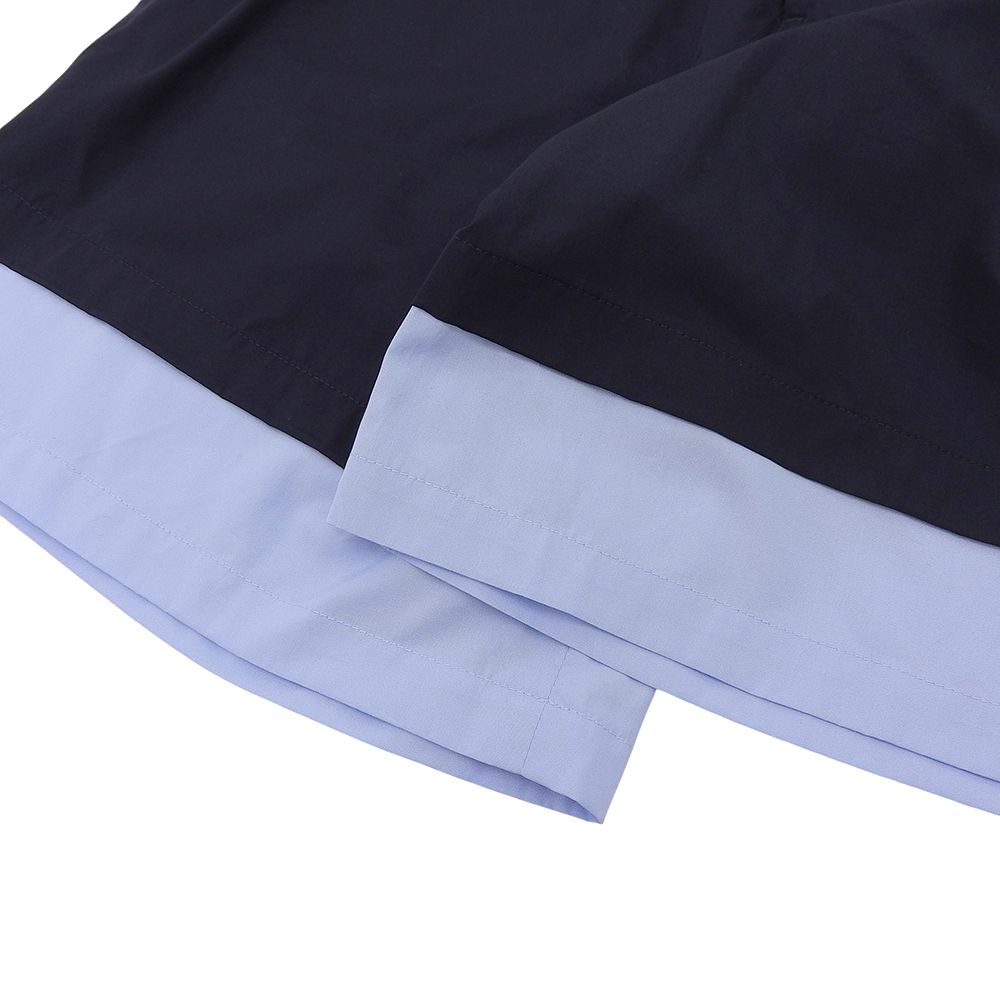 Loewe Cotton Shorts Navy Light Blue — view 6