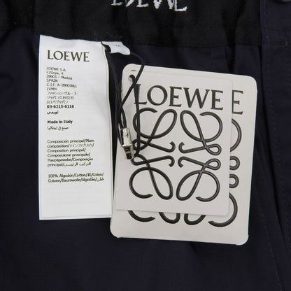 Loewe Cotton Shorts Navy Light Blue — view 5