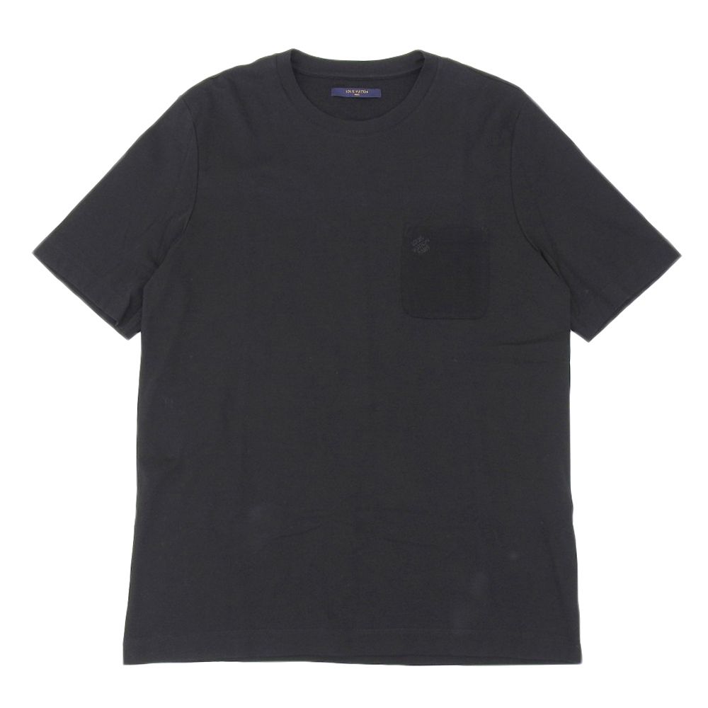 Louis Vuitton Damier Pocket T-Shirt Top Black XXL