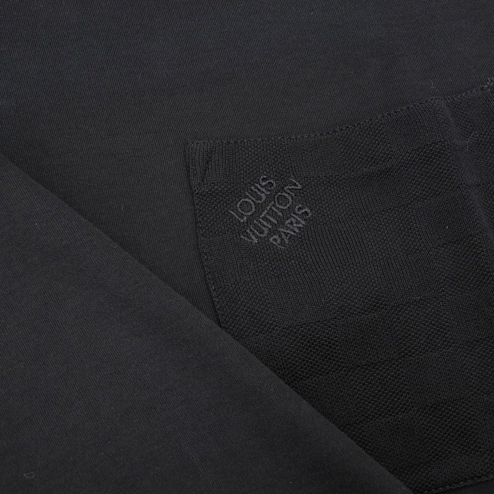 Louis Vuitton Damier Pocket T-Shirt Top Black XXL — view 6