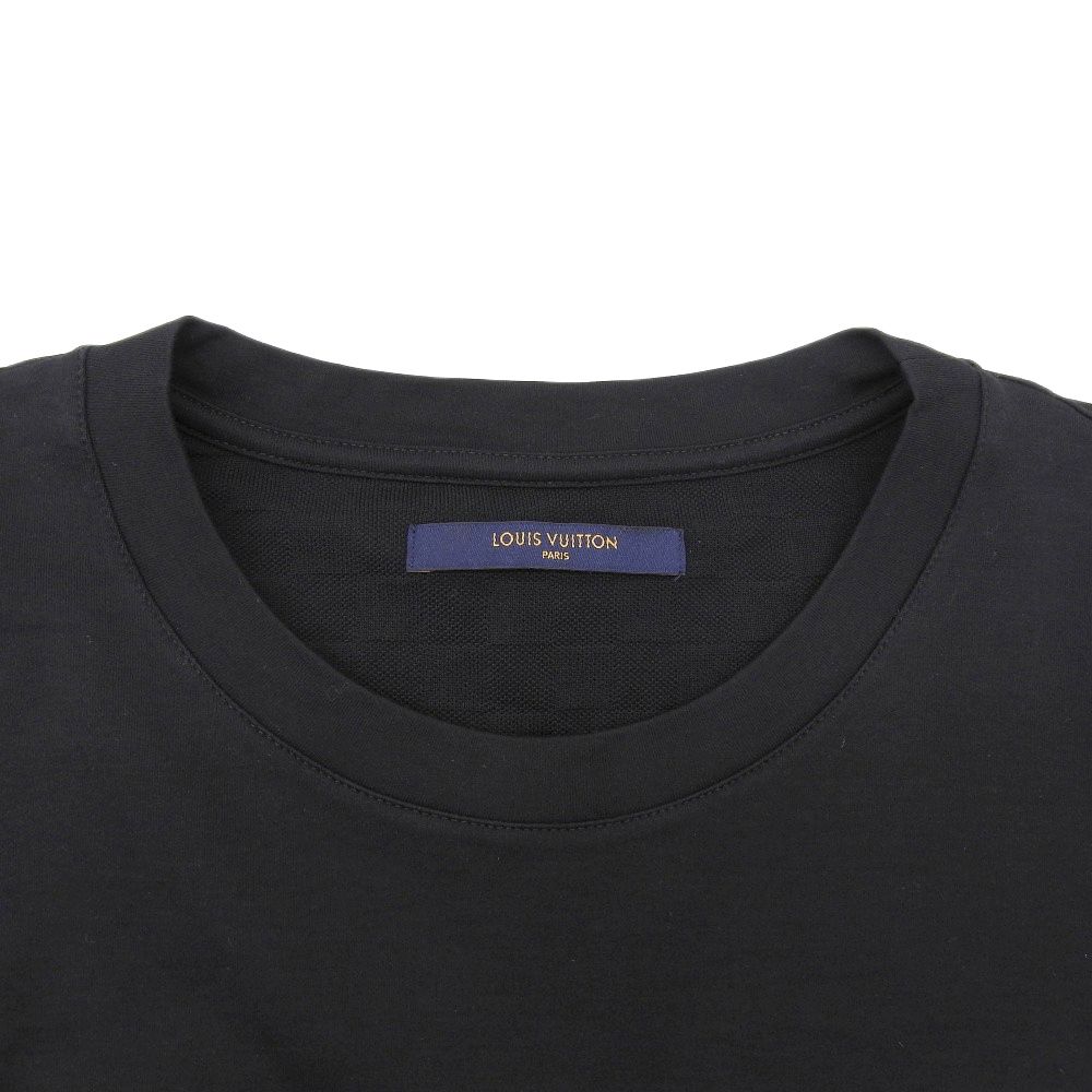 Louis Vuitton Damier Pocket T-Shirt Top Black XXL — view 4