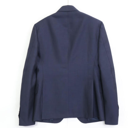 Dolce & Gabbana Navy Flower Embroidery 3 Steps Button Jacket 48 — view 2