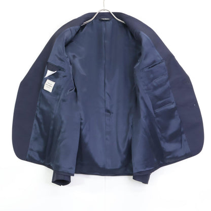 Dolce & Gabbana Navy Flower Embroidery 3 Steps Button Jacket 48 — view 3