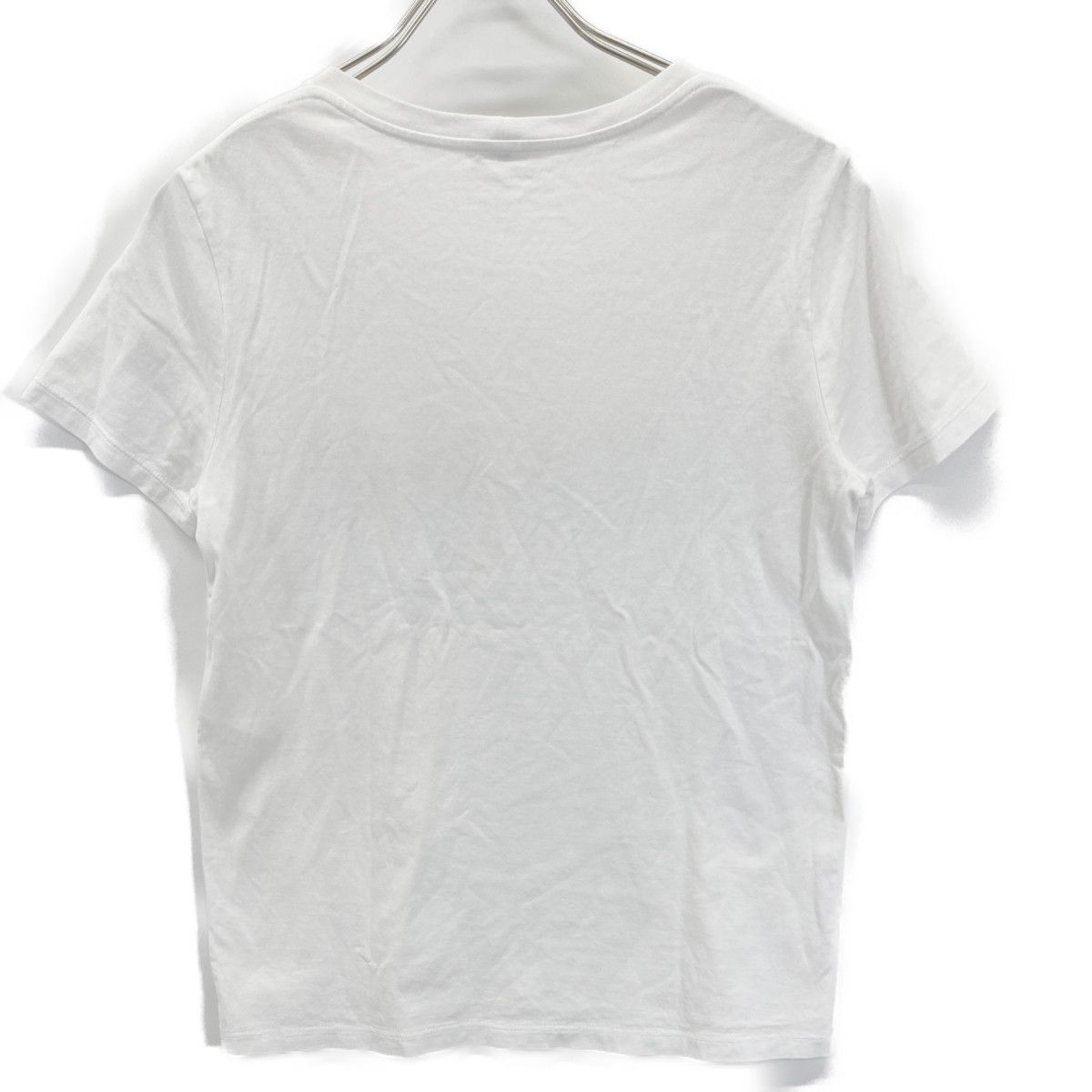 Celine White Cotton Logo Print T-Shirt — view 2