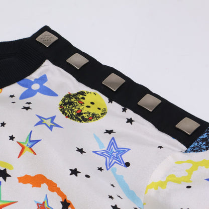 Louis Vuitton All Over Pattern Galaxy Cut Replacement T-Shirt No Description — view 7