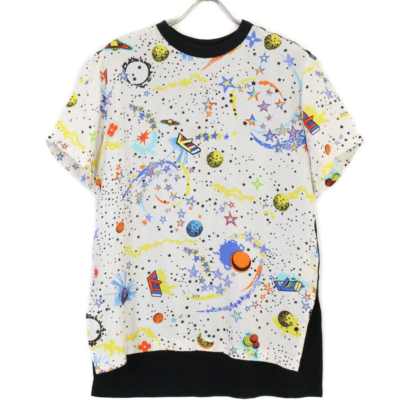 Louis Vuitton All Over Pattern Galaxy Cut Replacement T-Shirt No Description