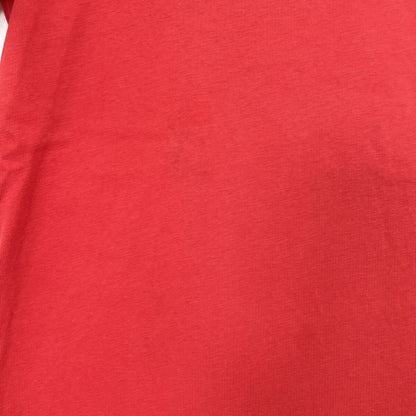 Moncler Red Cotton Logo T-Shirt — view 7