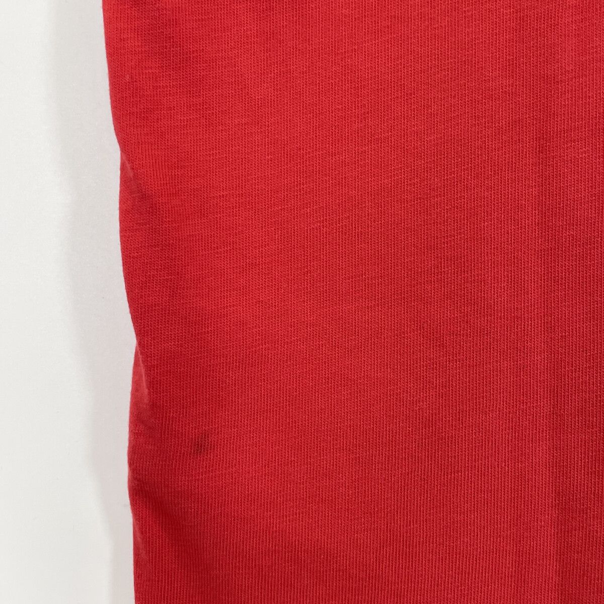 Moncler Red Cotton Logo T-Shirt — view 8