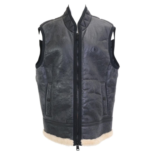 Moncler Brice Gilet Sheepskin Shearling Switch Down Vest
