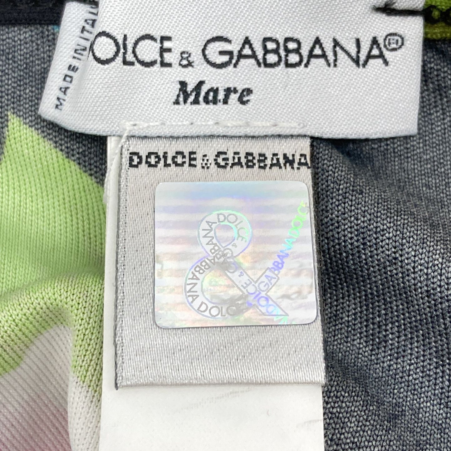 Dolce & Gabbana Black Multicolor Floral Pareo Skirt — view 3