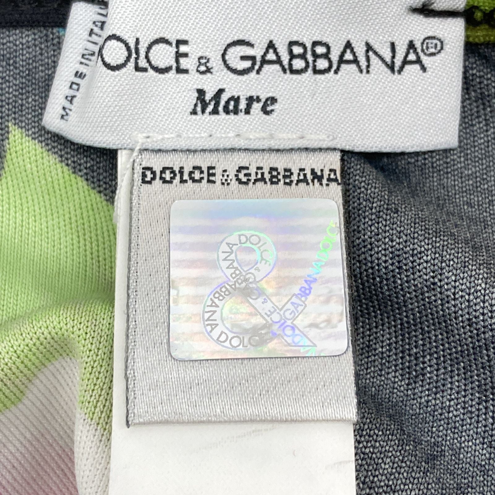 Dolce & Gabbana Black Multicolor Floral Pareo Skirt — view 3