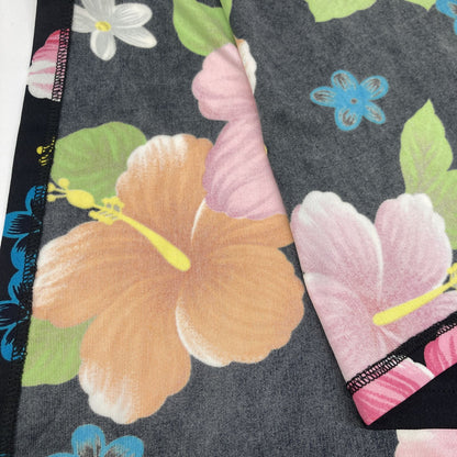 Dolce & Gabbana Black Multicolor Floral Pareo Skirt — view 6