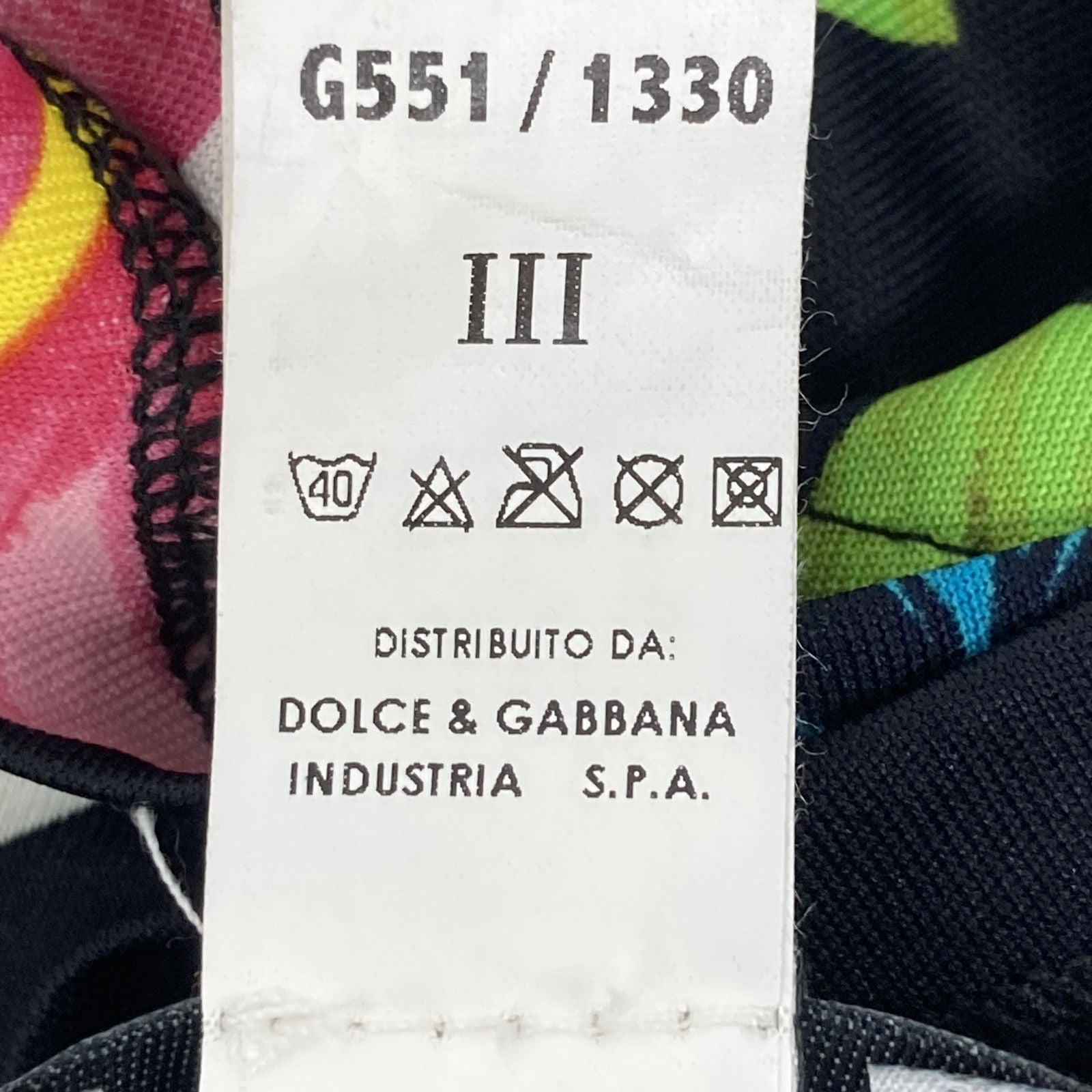 Dolce & Gabbana Black Multicolor Floral Pareo Skirt — view 5