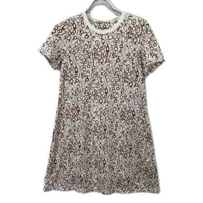 Hermes Bit Pattern Short Sleeve Shirt Dress 36