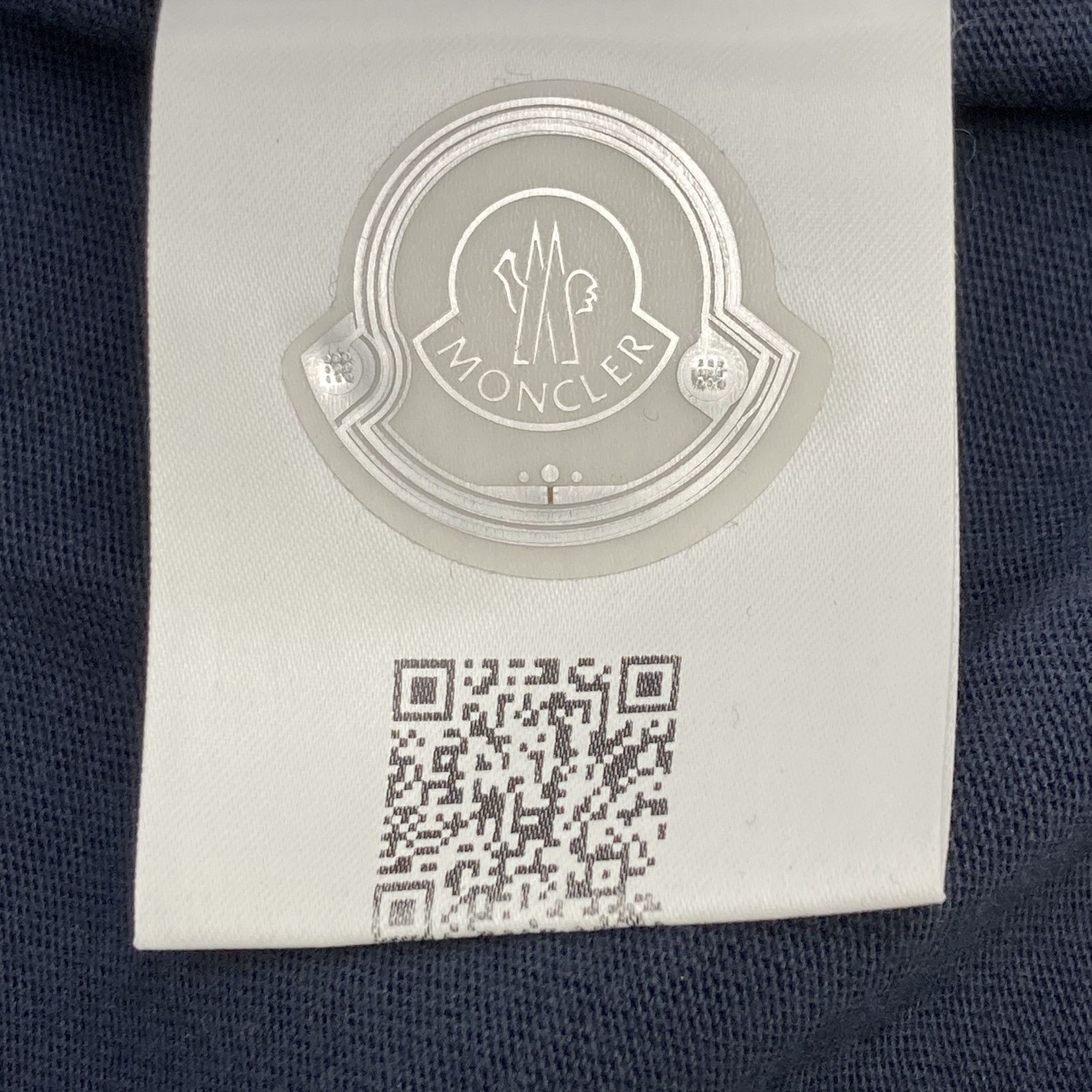 Moncler Navy Logo T-Shirt — view 5