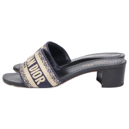 Dior Dway Logo Embroidery Heels — view 3