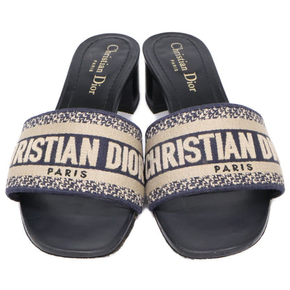 Dior Dway Logo Embroidery Heels — view 2