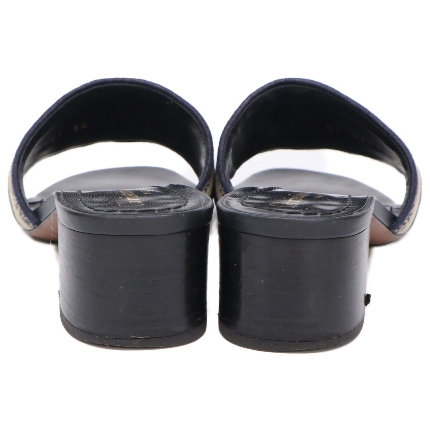 Dior Dway Logo Embroidery Heels — view 4
