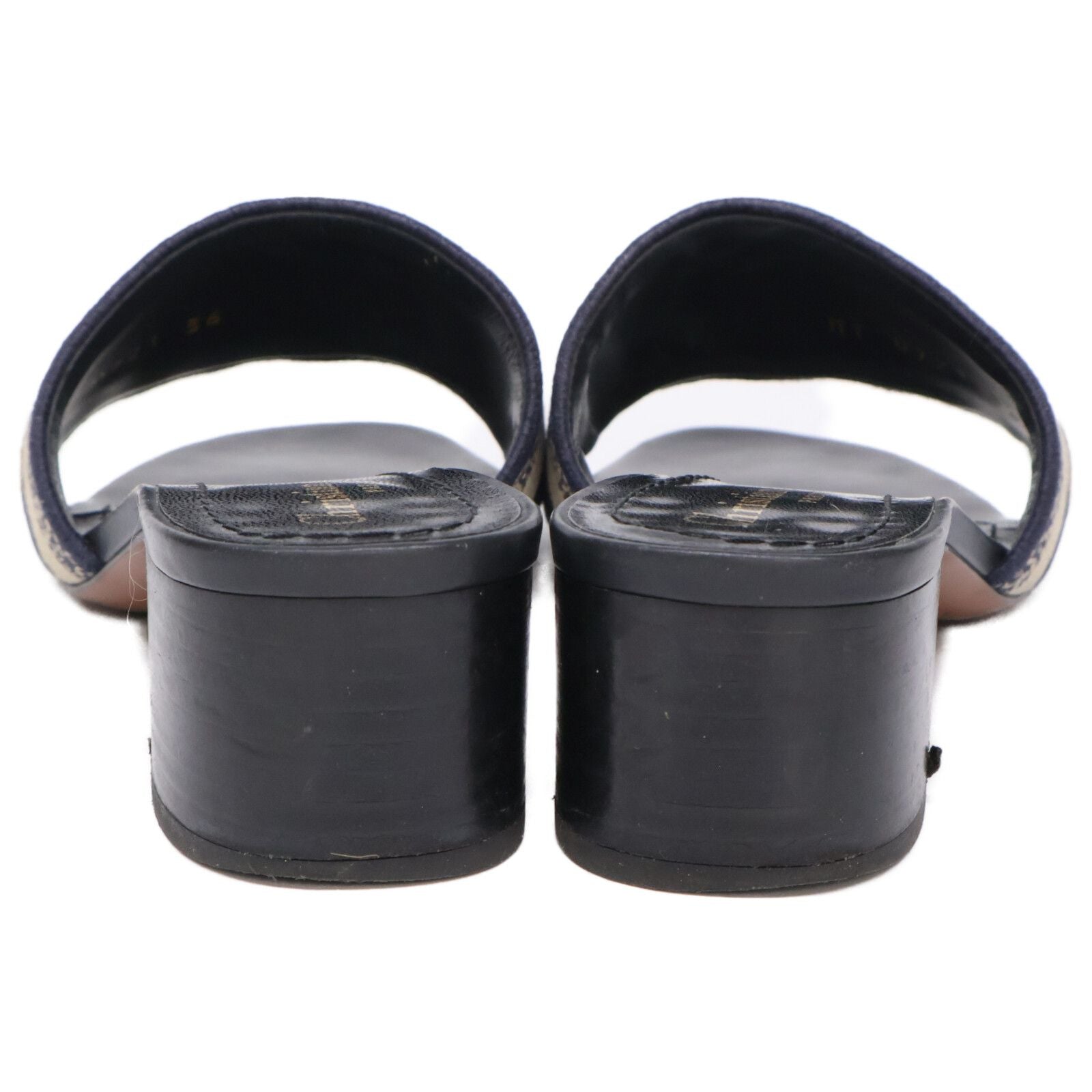 Dior Dway Logo Embroidery Heels — view 4