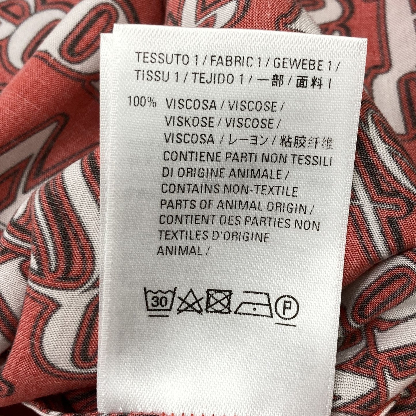 Balenciaga Red Love Short Sleeves Shirt 36 — view 5